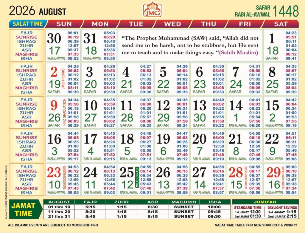 august