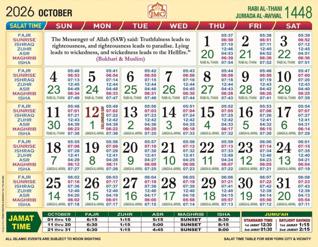 october